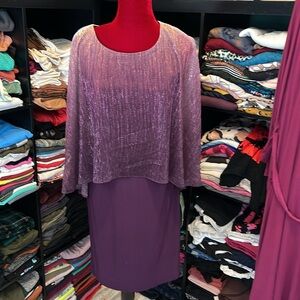#192. Formal purple dress. SLNY. Size 8 NWT